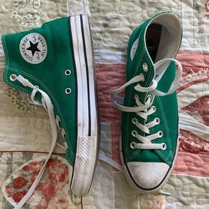 green high top converse